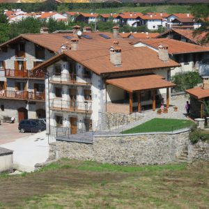 Vistas casa rural Iturburu en Lekunberri